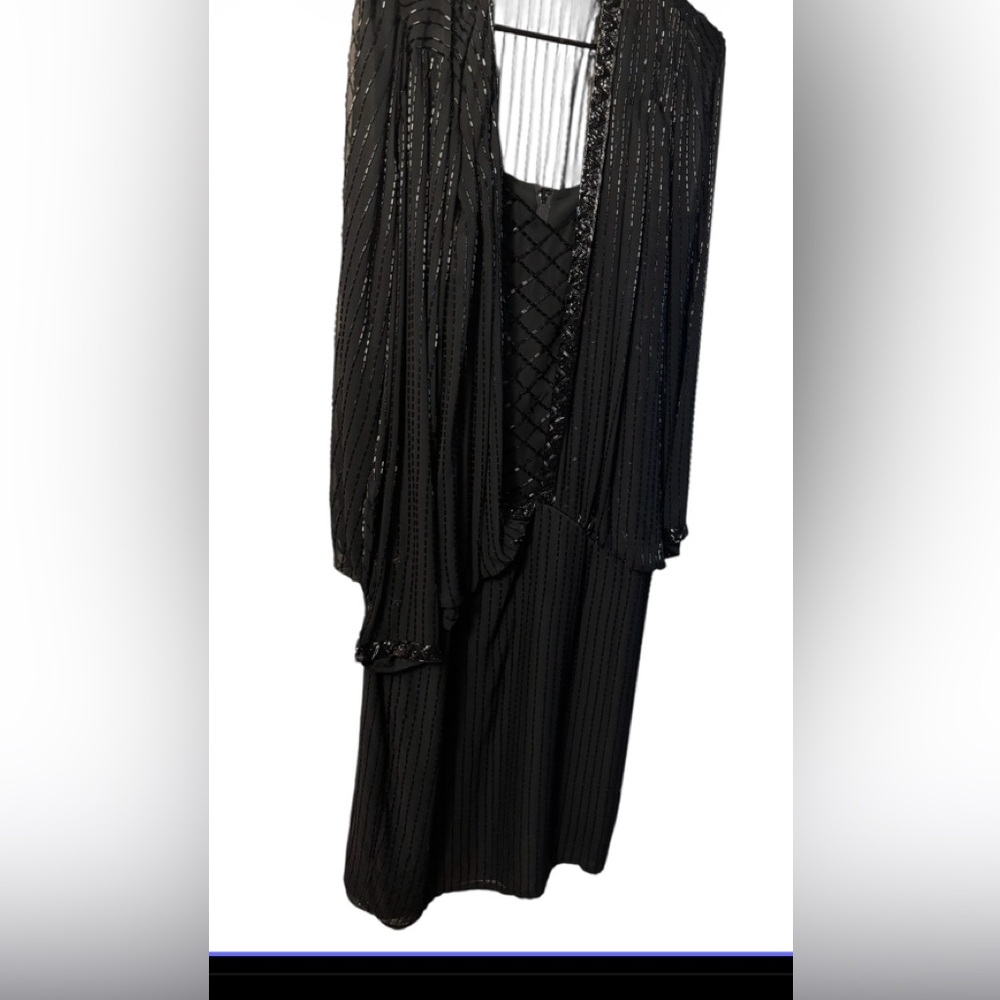 Jack Bryan sequin beaded dress Elegant vintage size 14